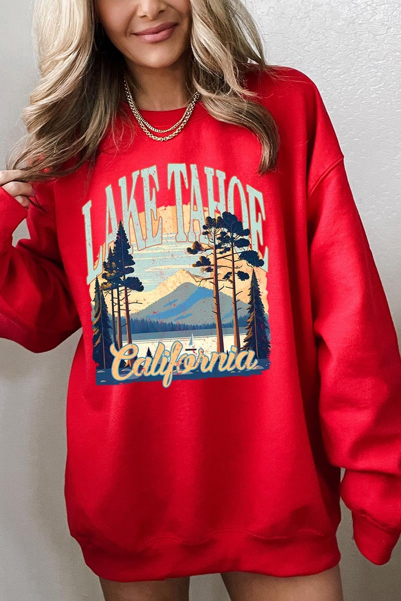UL180P-E3059 Lake Tahoe Graphic Plus Sweatshirt $25