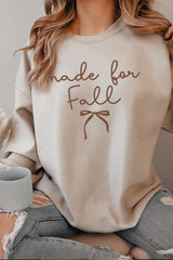 UL180-E3151 Made For Fall Graphic Sweatshirt $20