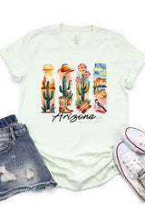 US3001-E3061AZ Arizona State Brushstroke Graphic Tee $12.5