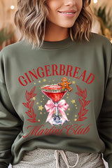 UL180-E3216 Gingerbread Martini Club Graphic Sweatshirt $20