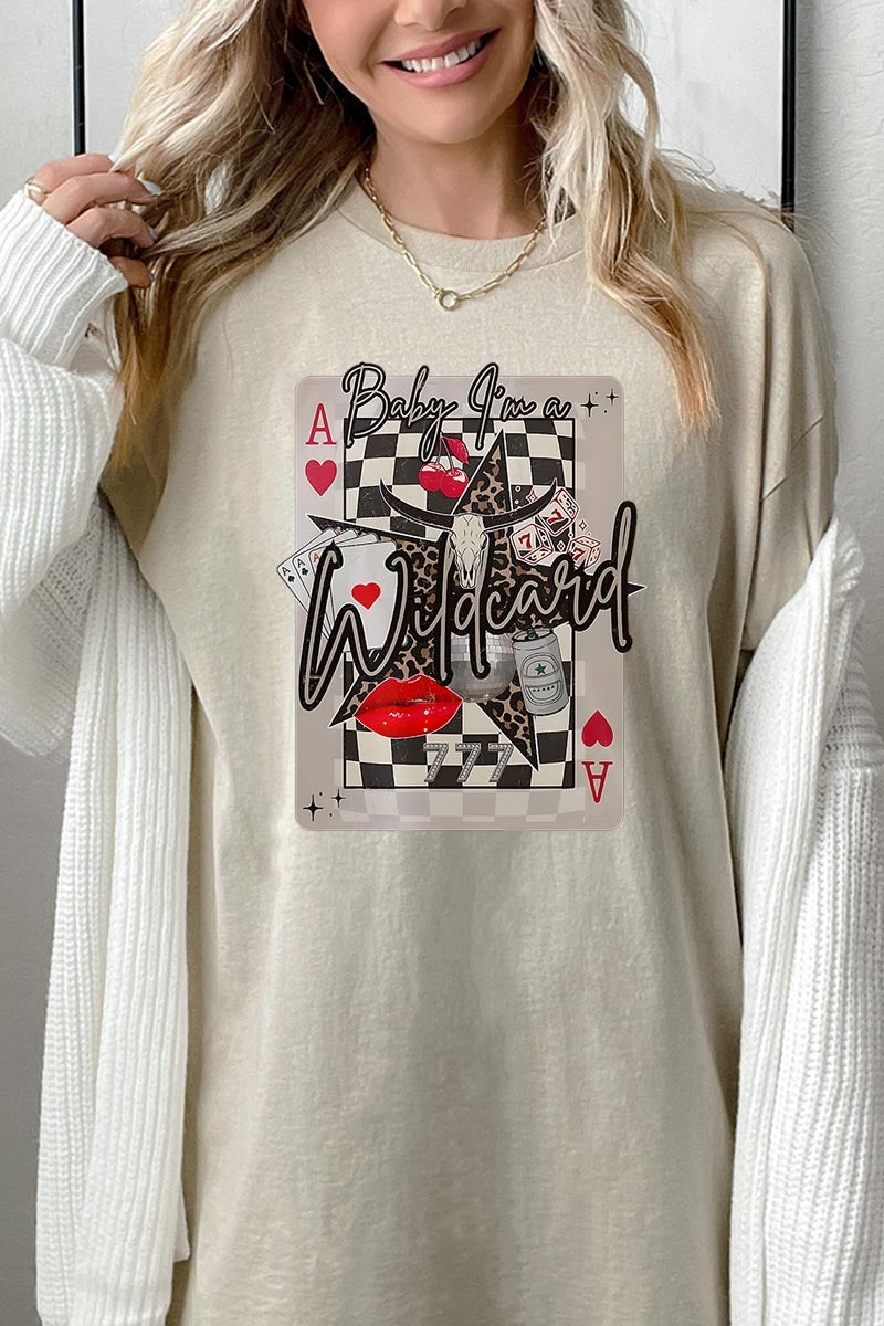 5000-E3099 Retro Wildcard Graphic Heavy Cotton Tee $9