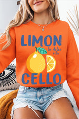 UL180-E3056 Limoncello Graphic Sweatshirt $20