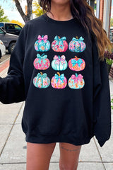 UL180-E3137 Coquette Pumpkin Graphic Sweatshirt $20
