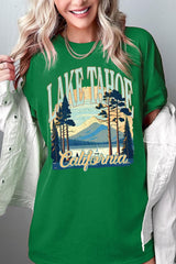 5000P-E3059 Lake Tahoe Graphic Plus Heavy Cotton Tee $12.75