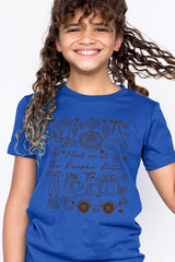 US3001Y-E3163Z Pumpkin Patch Doodle Kids Graphic Tee $11