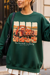 UL180P-E3172 Harvest Is Plenty Graphic Plus Sweatshirt $25