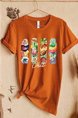 US3001P-E3061OH Ohio State Brushstroke Graphic Plus Tee $16