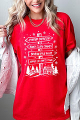 5000-E3189 Ski Lodge Signs Graphic Heavy Cotton Tee $9