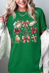 5000-E3219 Nativity Scene Christmas Graphic Heavy Cotton Tee $9