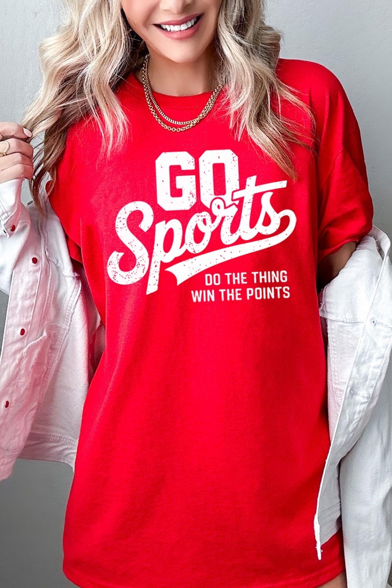 5000-E3103 Go Sports Graphic Heavy Cotton Tee $9