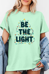 5000-E3202 Be the Light Christmas Graphic Heavy Cotton Tee $9