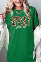 5000P-E3105 Spooky Halloween Graphic Plus Heavy Cotton Tee $12.75