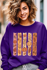 UL180-E3110 Brushstroke Boho Fall Graphic Sweatshirt $20