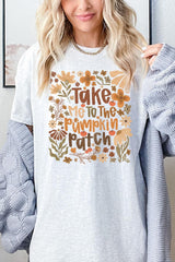5000-E3136 Take Me To The Pumpkin Patch Heavy Cotton Tee $9