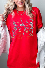 5000-E3123 Halloween Skeleton Graphic Heavy Cotton Tee $9