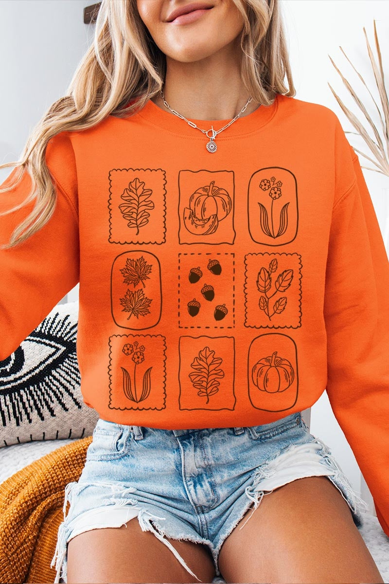UL180-E3101 Autumn Graphic Sweatshirt $20