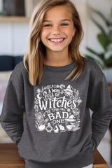UL180B-E3139Z In a World of Witches Kids Graphic Sweatshirt $20