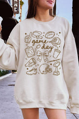 UL180P-E3081 Football Doodles Graphic Plus Sweatshirt $25
