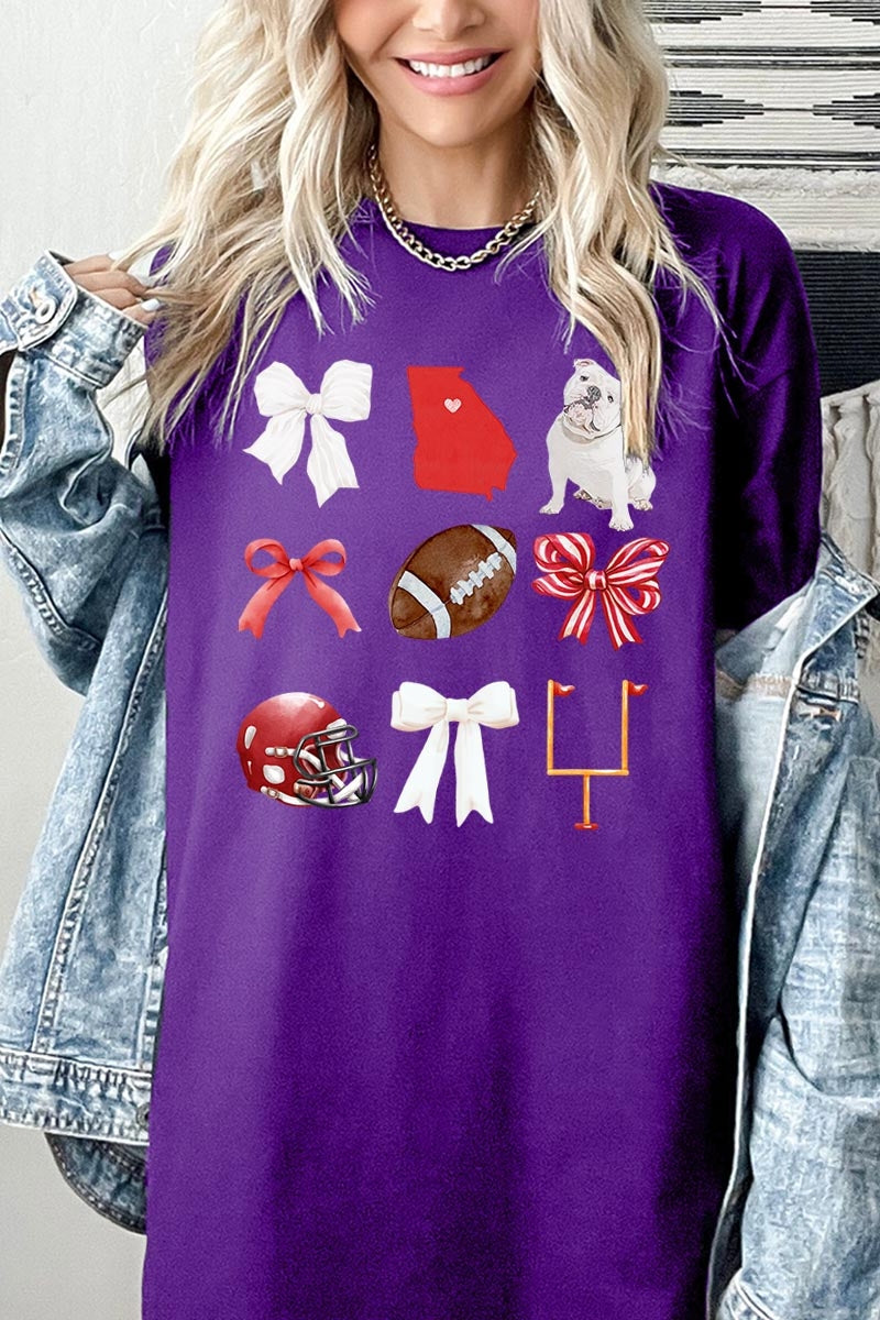 5000P-E3080 Georgia Football Graphic Plus Heavy Cotton Tee $12.75