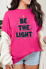 5000-E3202 Be the Light Christmas Graphic Heavy Cotton Tee $9