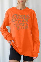 UL240P-E3114 Christian Graphic Plus Long Sleeve Tee $17