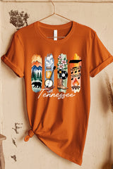 US3001-E3061TN Tennessee State Brushstroke Graphic Tee $12.5