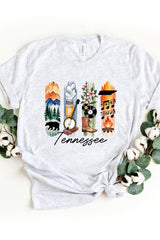 US3001P-E3061TN Tennessee State Brushstroke Graphic Plus Tee $16