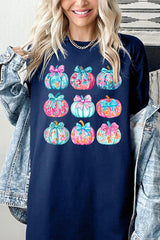 5000-E3137 Coquette Pumpkin Graphic Heavy Cotton Tee $9