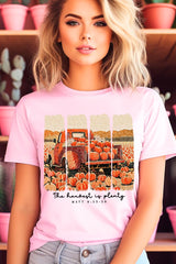 US3001-E3172 Harvest Is Plenty Graphic Tee $12.5