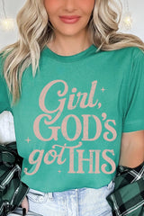 US3001P-E3102 Girl, Godu2019s Got This Graphic Plus Tee $16