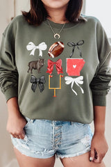 UL180P-E3077 Arkansas Football Graphic Plus Sweatshirt $25