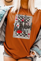 US3001P-E3099 Retro Wildcard Graphic Plus Tee $16