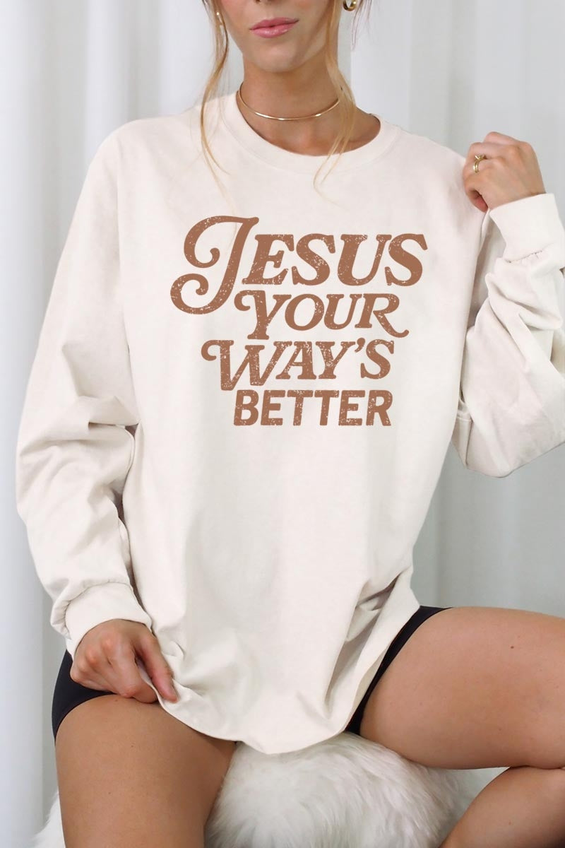 UL240P-E3114 Christian Graphic Plus Long Sleeve Tee $17