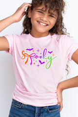 US3001Y-E3109Z Spooky Halloween Kids Graphic Tee $11