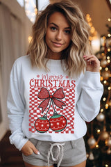 UL180-E3196 Cherry Ornament Christmas Graphic Sweatshirt $20