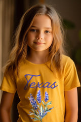 US3001Y-E3060Z Texas Bluebonnet Kids Graphic Tee $11