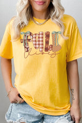 5000P-E3071 Fall Vibes Rustic Graphic Plus Heavy Cotton Tee $12.75