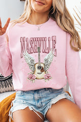 UL180-E3157 Nashville Rose Graphic Sweatshirt $20