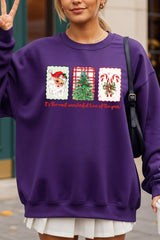 UL180-E3201 Most Wonderful Time Graphic Sweatshirt $20