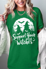 5000P-E3161 Local Witches Halloween Graphic Plus Heavy Cotton Tee $12.75