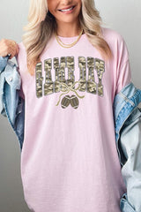 5000-E3131 Football Game Day Camo Graphic Heavy Cotton Tee $9