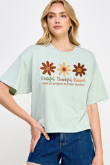 CTS-E3165 Boho Fall Christian Graphic Relaxed Crop Top $11