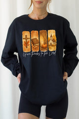 UL240P-E3169 Give Thanks To The Lord Graphic Plus Long Sleeve Tee $17