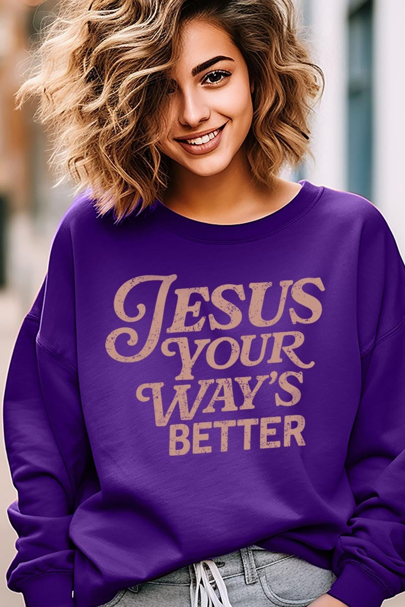 UL180P-E3114 Christian Graphic Plus Sweatshirt $25